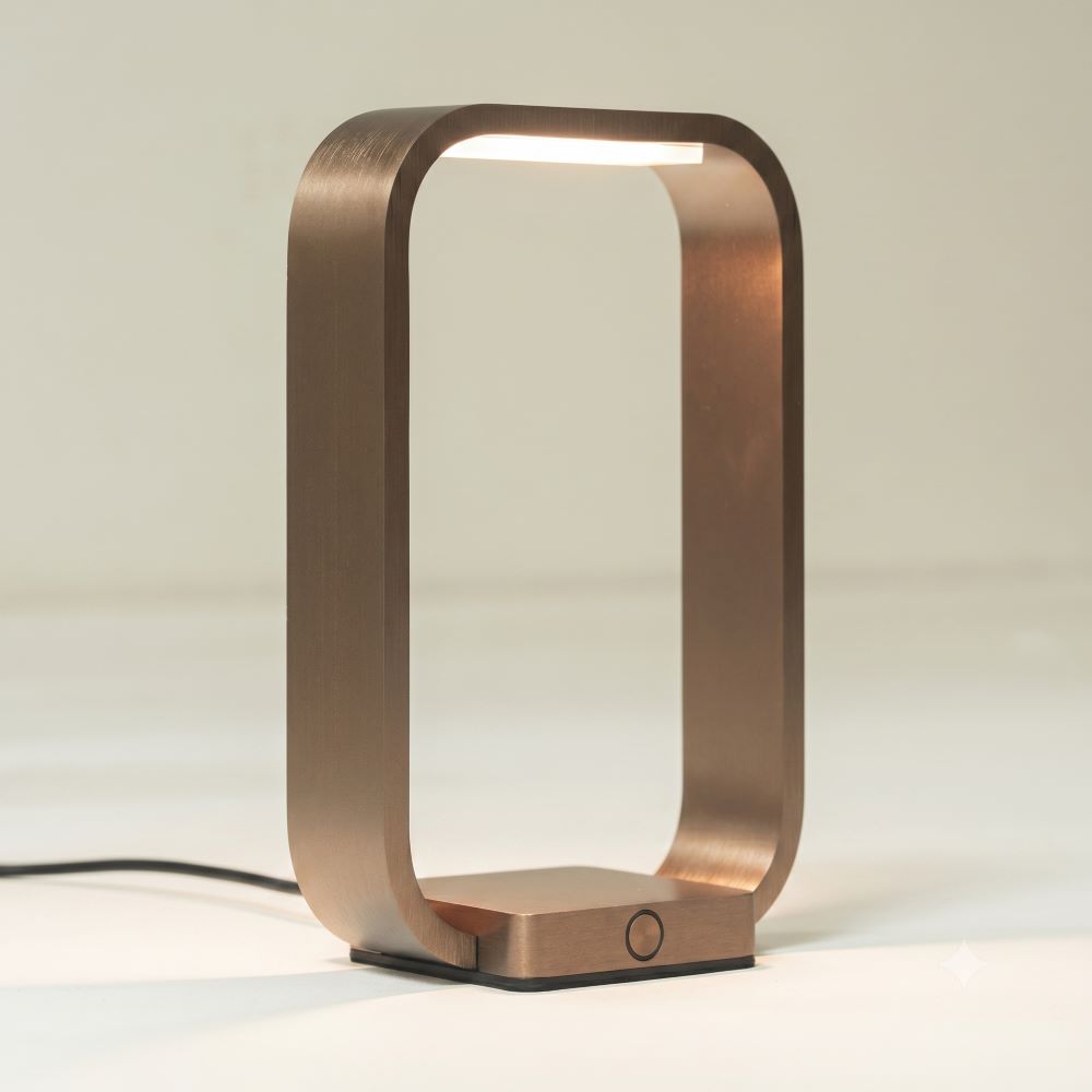 Artdelight Modesto - Tafellamp - Brons geborsteld