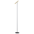 Artdelight Kansas - Vloerlamp - Zwart/warm goud