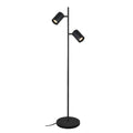 Artdelight Megano - Vloerlamp - 2 lichts - Zwart