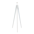Artdelight Triad - Vloerlamp - Wit