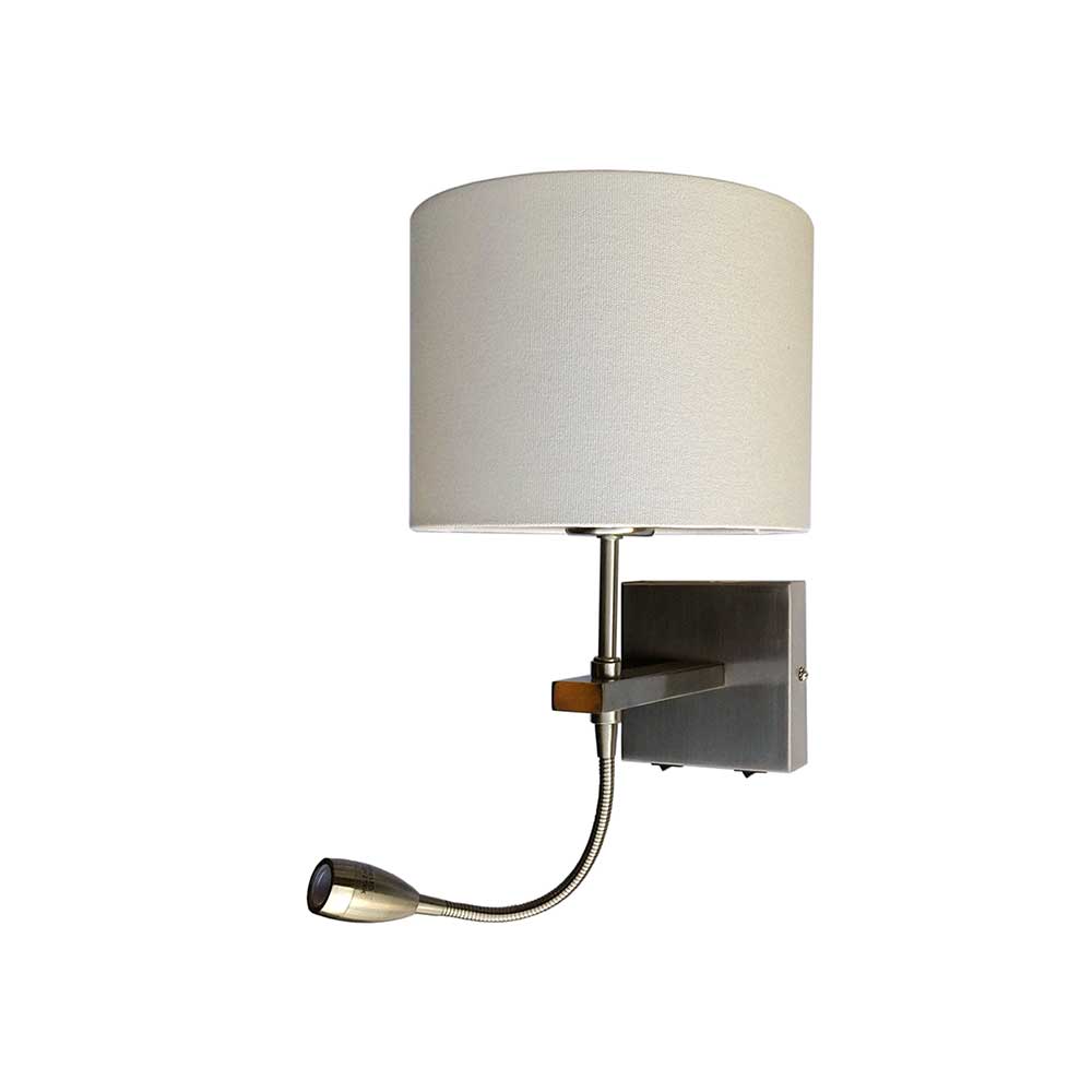 Artdelight Quad - Wandlamp - Mat staal