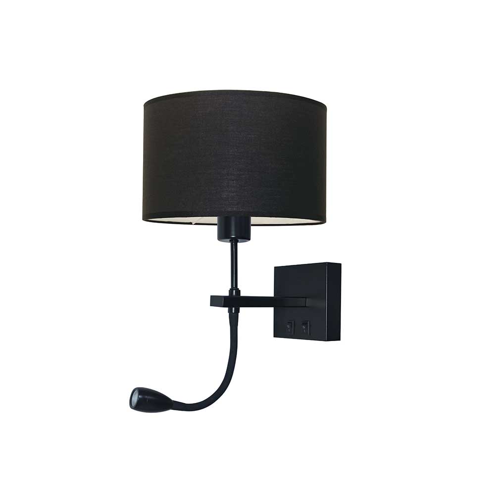 Artdelight Quad - Wandlamp - Zwart
