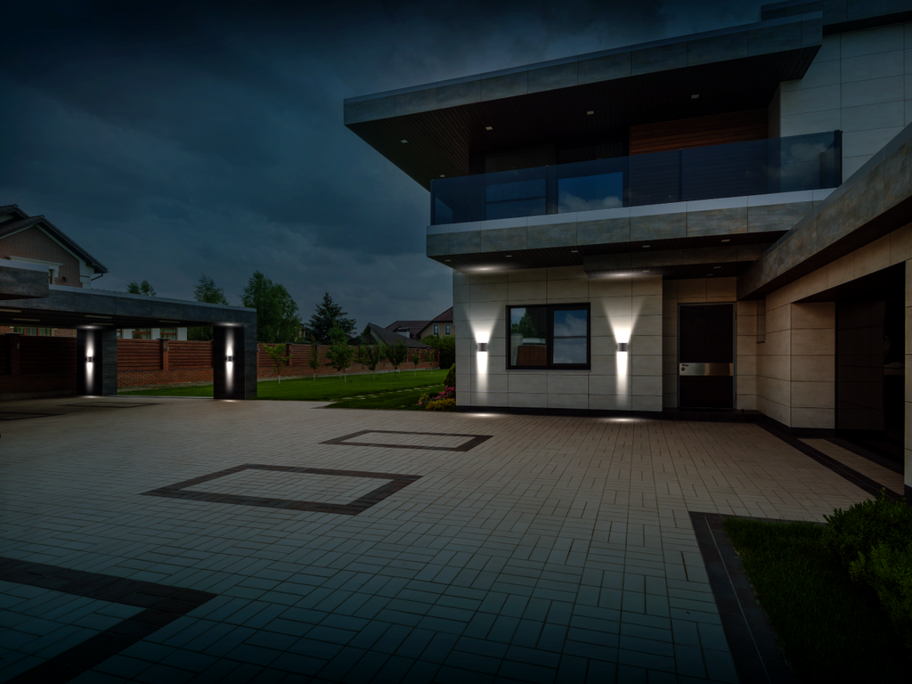Buiten wandlamp LED 2x3W 3000K IP54 wit CILINDER LITE