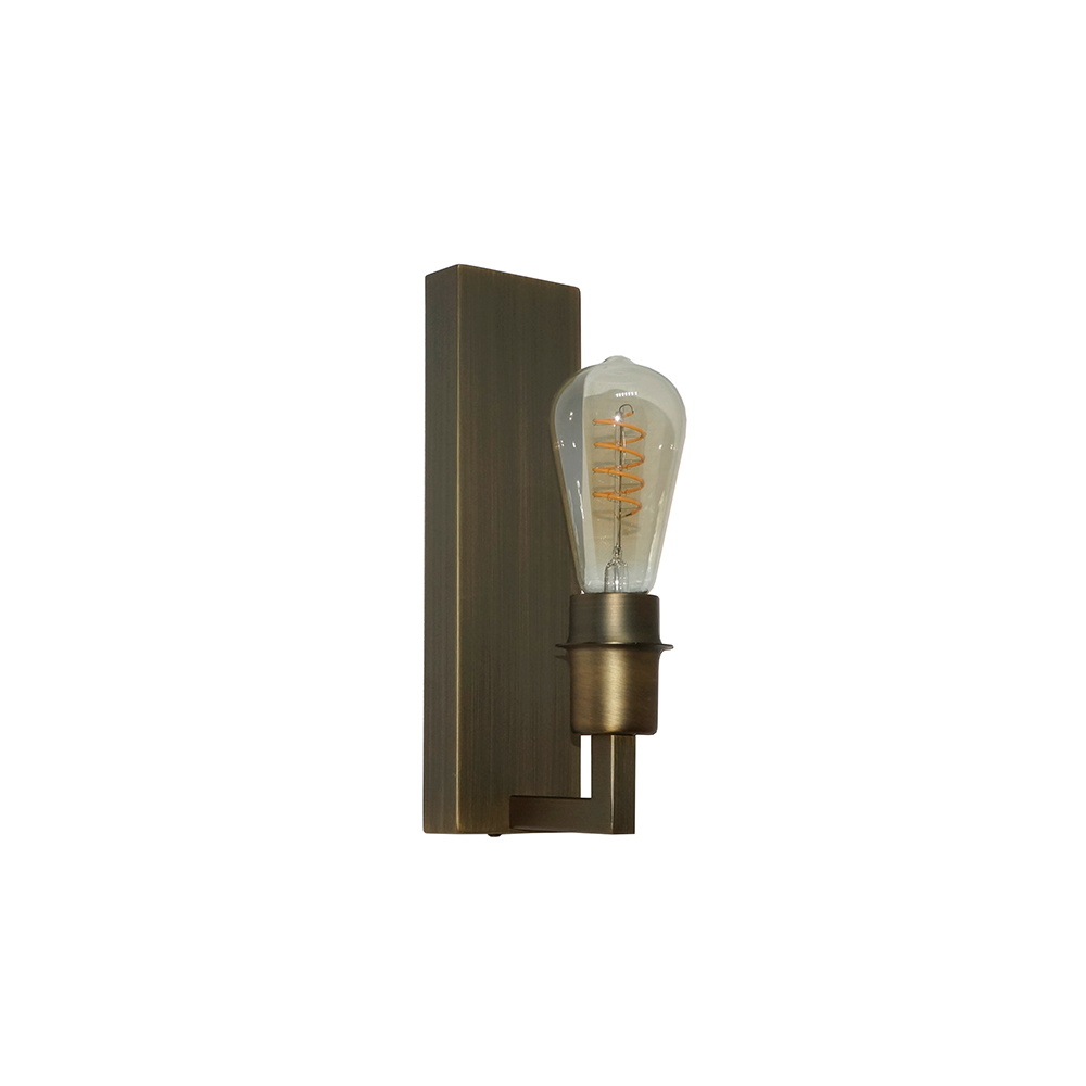 Artdelight Movano - Wandlamp - Antiek brons