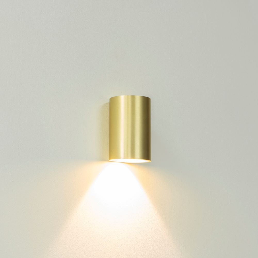 Artdelight Brody 1 - Wandlamp - Goud geborsteld