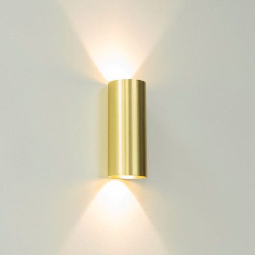 Artdelight Brody 2 - Wandlamp - Goud geborsteld