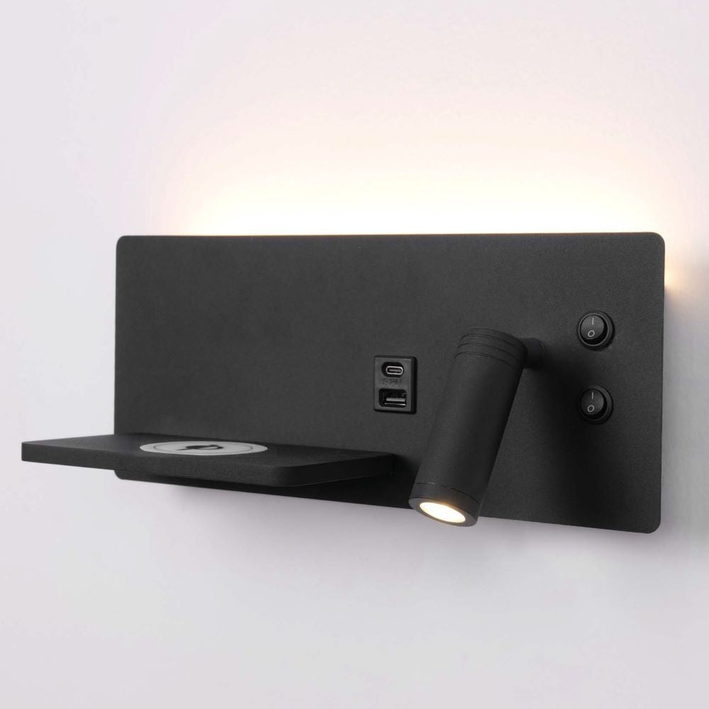 Artdelight Charge - Bedlamp - Rechts - Zwart