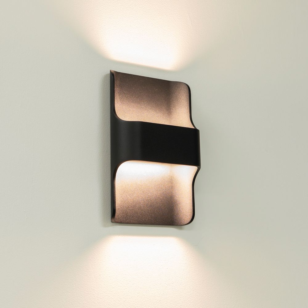 Artdelight Dallas - Wandlamp - Zwart