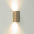 Artdelight Dante2 - Wandlamp - Champagne