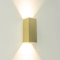 Artdelight Dante2 XL - Wandlamp - Mat goud