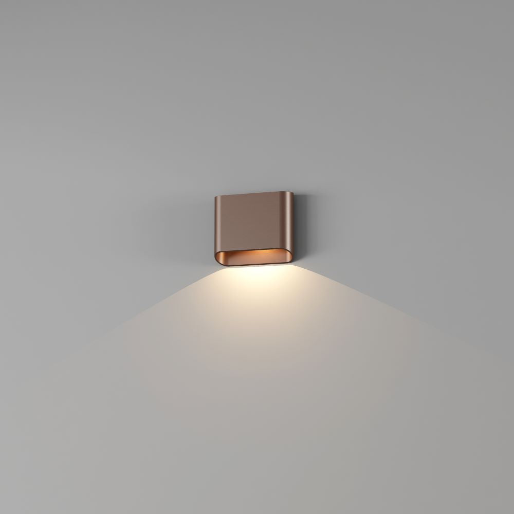 Artdelight Diaz 1L - Wandlamp - 1-lichts - Brons geborsteld
