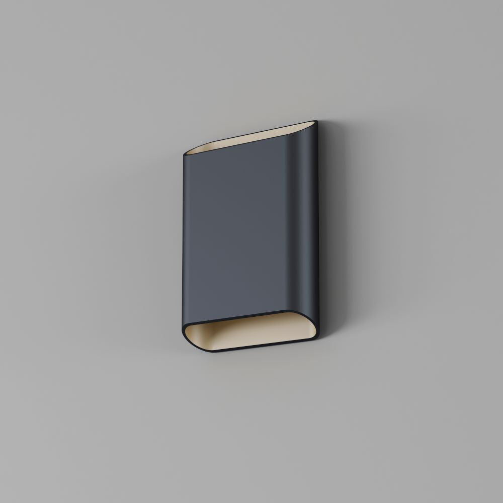 Artdelight Diaz L - Wandlamp - Zwart/champagne