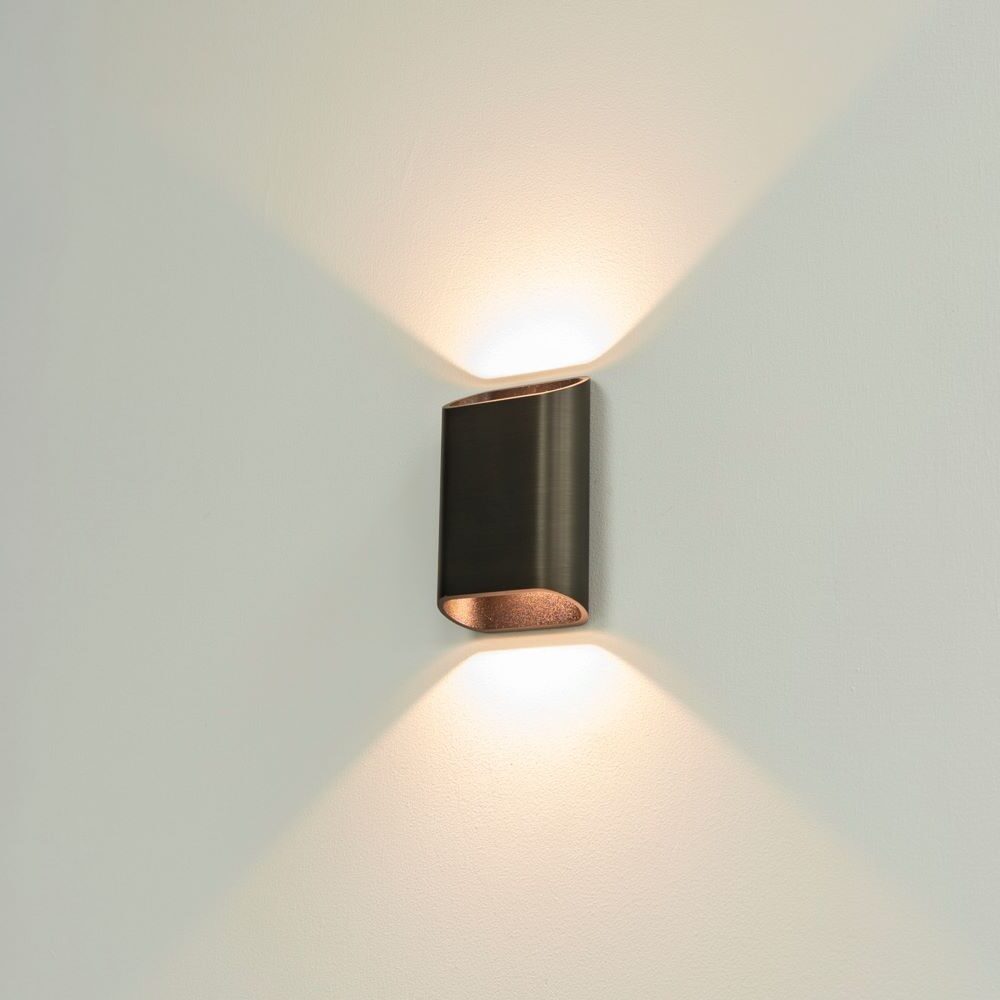 Artdelight Diaz S - Wandlamp - Dim-To-Warm - Donker brons