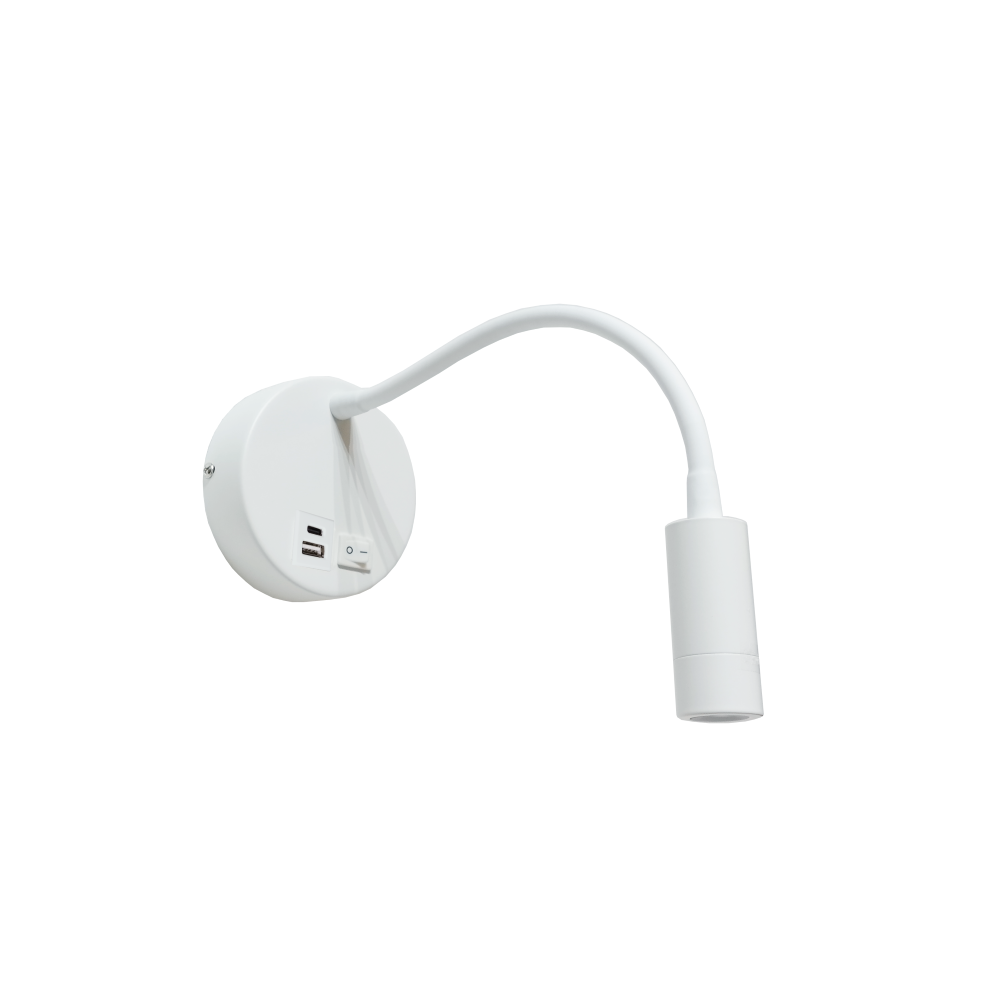 Artdelight Flex - Bedlamp - USB - Wit