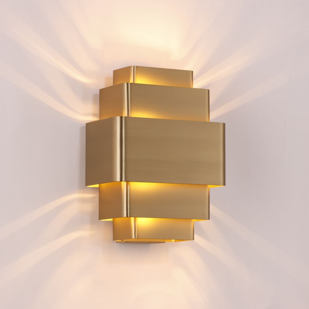 Artdelight Layers - Wandlamp - Brons