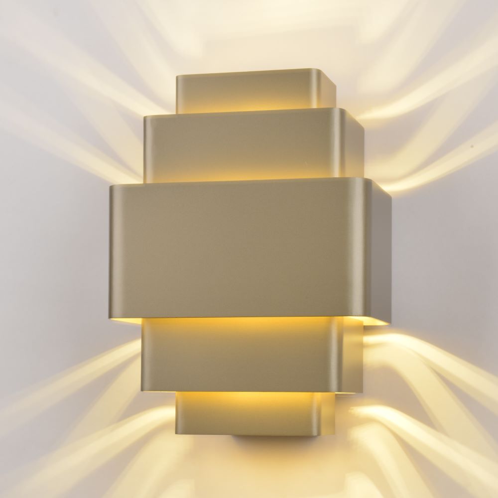 Artdelight Layers - Wandlamp - Champagne