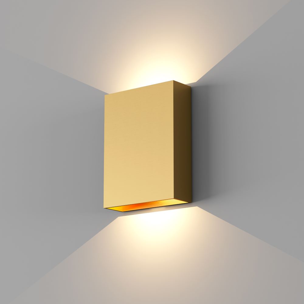 Artdelight Memphis - Wandlamp - Warm goud