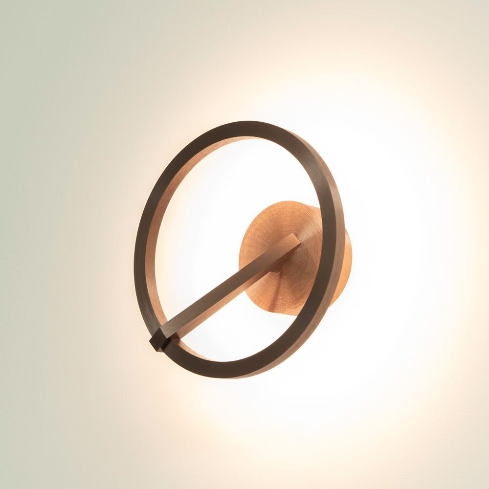 Artdelight Oregon - Wandlamp - Brons geborsteld