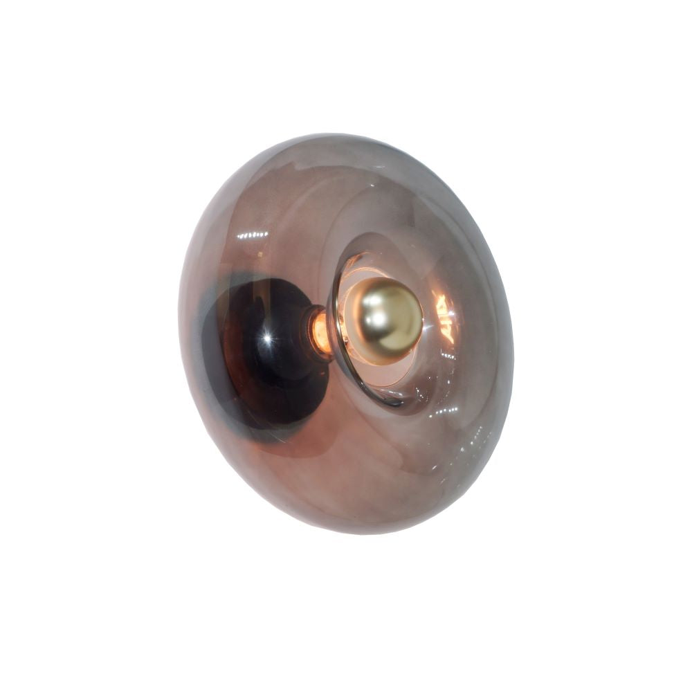 Artdelight Paradise - Wandlamp - Grijs glas
