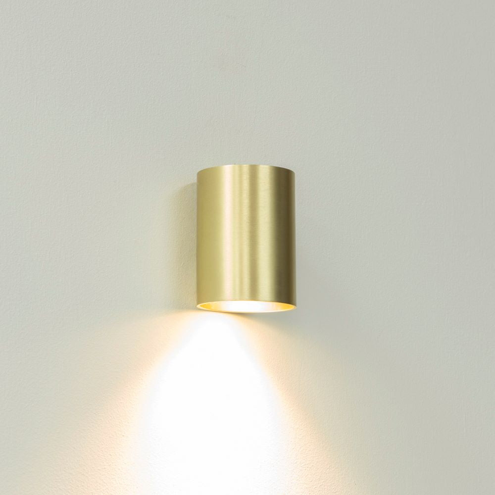 Artdelight Roulo 1 - Wandlamp - Mat goud