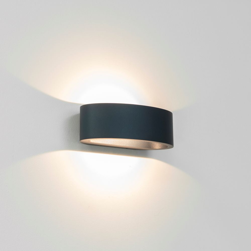 Artdelight Sharp - Wandlamp - Antraciet