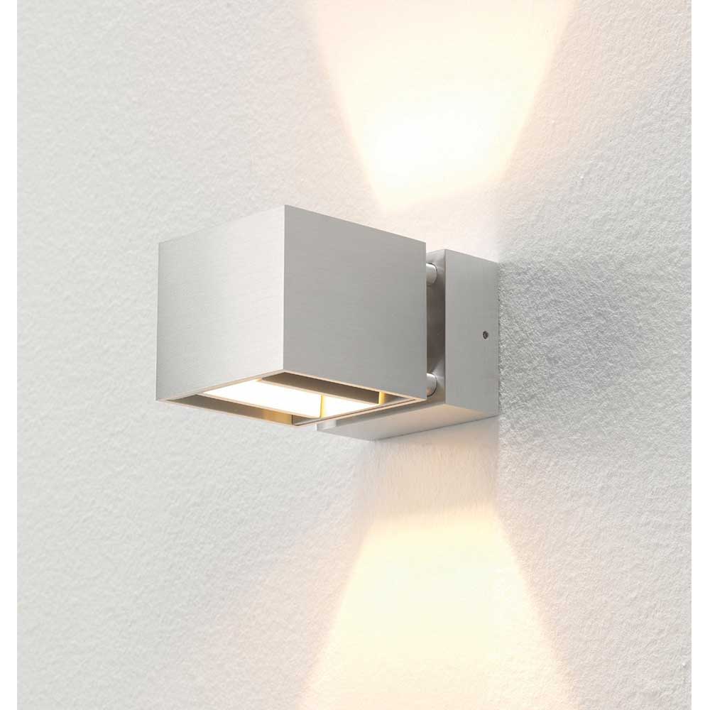 Artdelight Bfeld - Wandlamp - 2 lichts - Aluminium