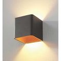 Artdelight Fulda - Wandlamp - Zwart/koper