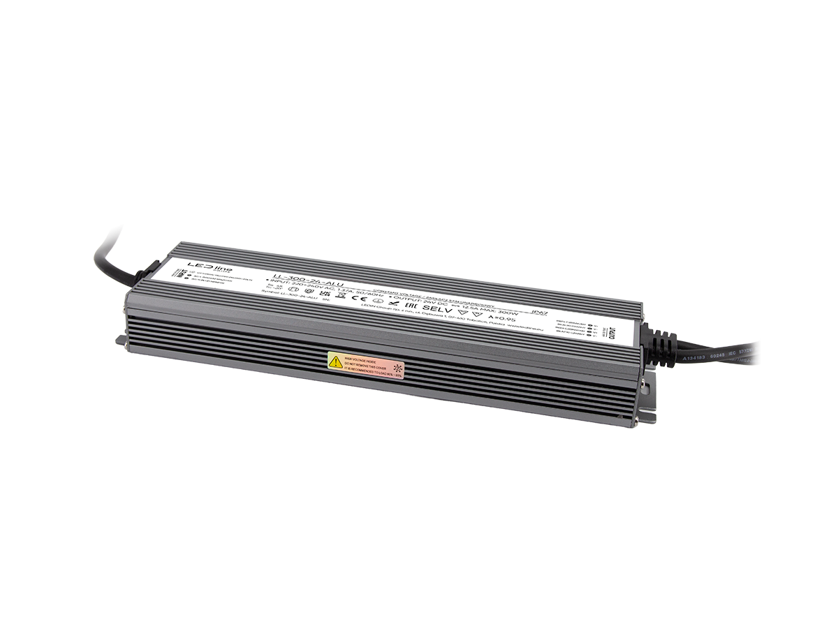 Voeding 300-24 IP67 300W 24V Aluminium PRIME