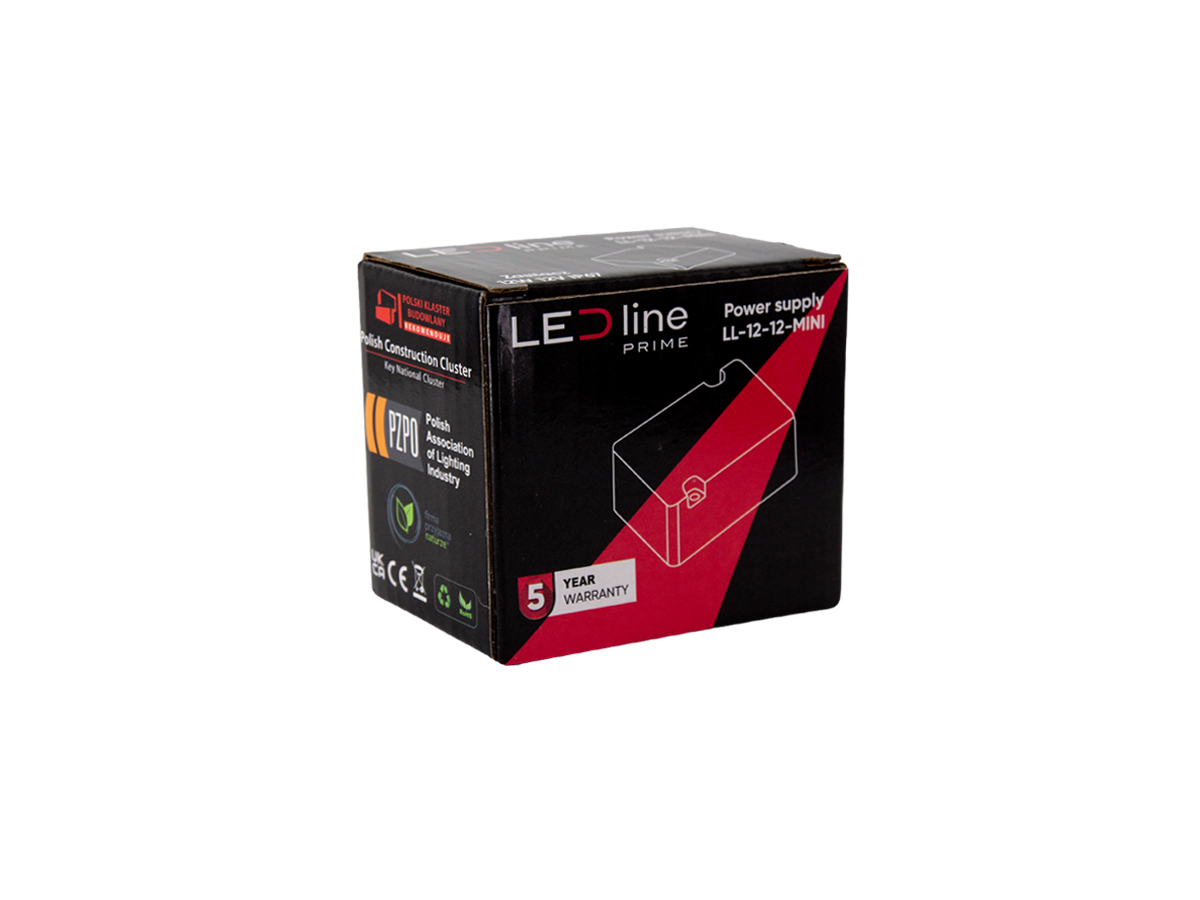 Compacte voeding 12-24 IP67 12W 24V PRIME