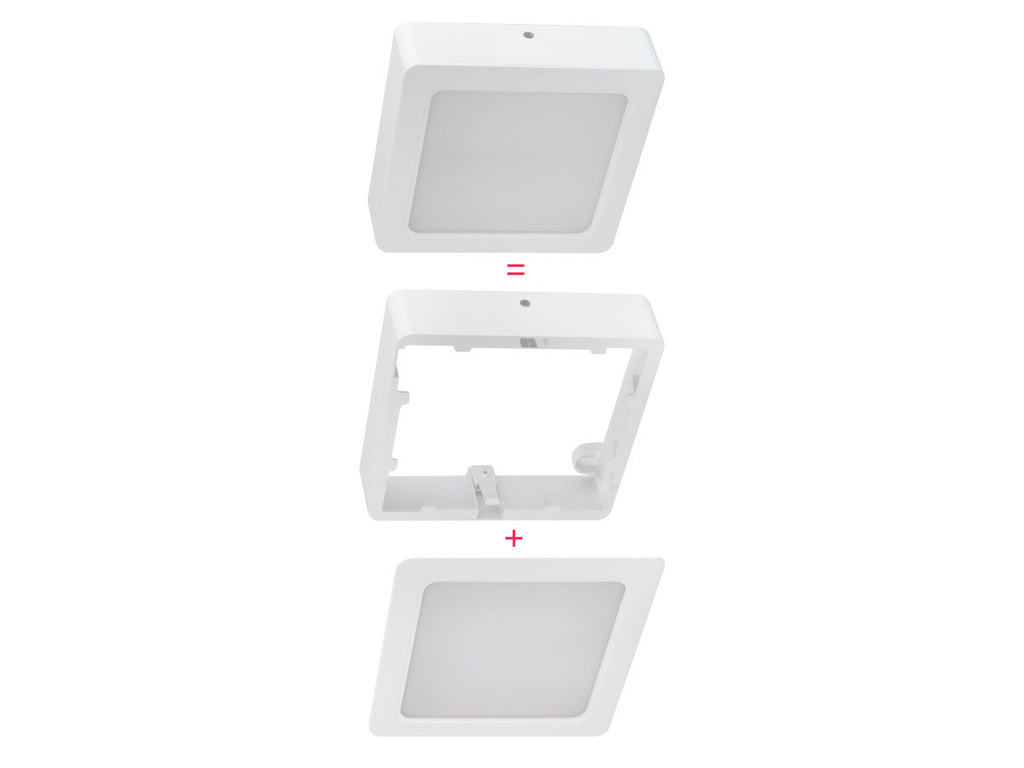 Downlight MOLLY 4000K 18W 1900lm vierkant IP20 Wit LITE
