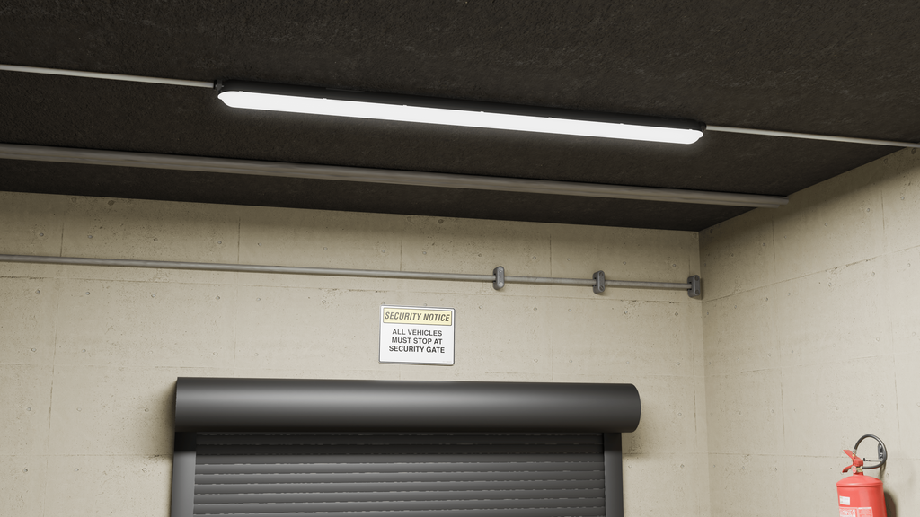 Hermetische armatuur LINKER 4000K 40W 6000lm IP65 120cm zwart PRIME DALI