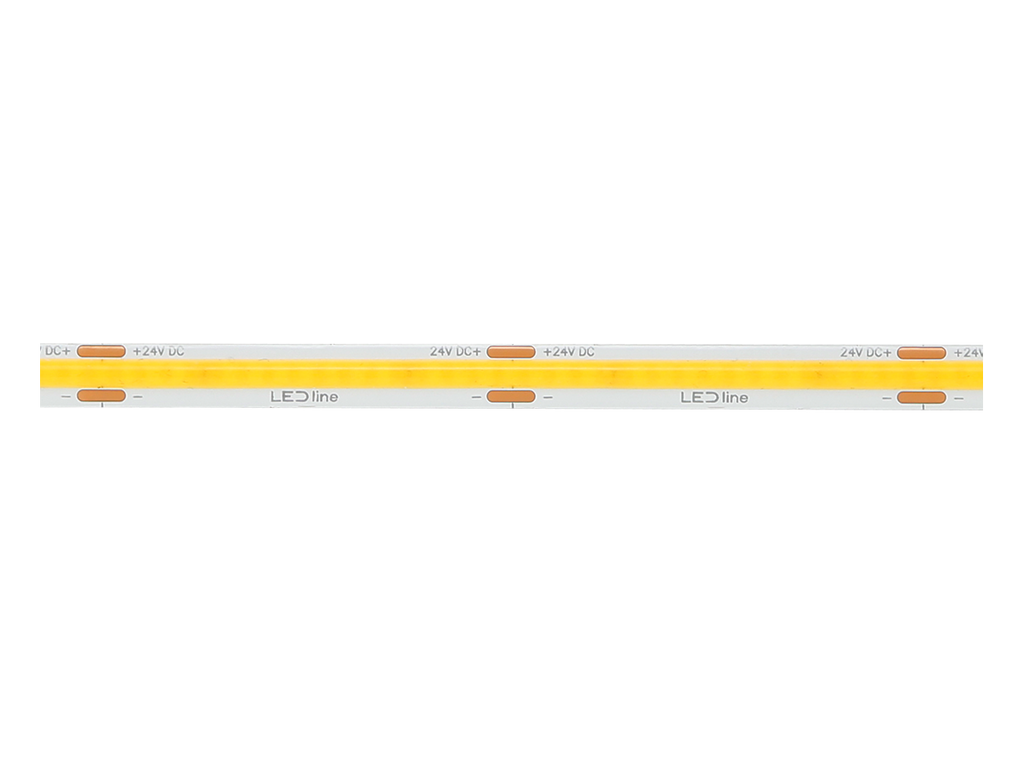 LED tape 320 COB 24V 3000K 5W IP20 8mm 5m 500lm/m PRIME