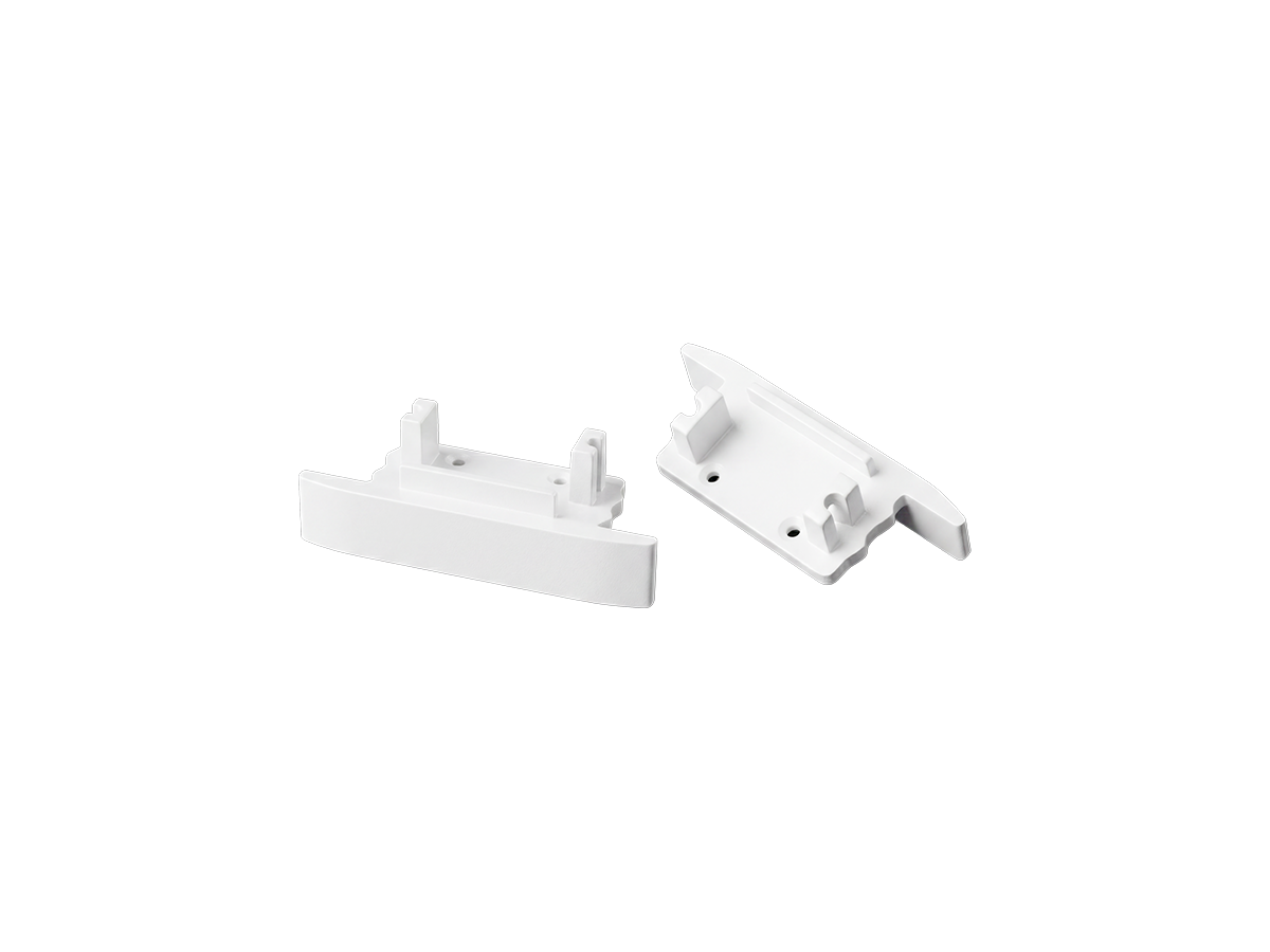 Einddoppen 10szt. voor het inbouw aluminium profiel witte PRIME